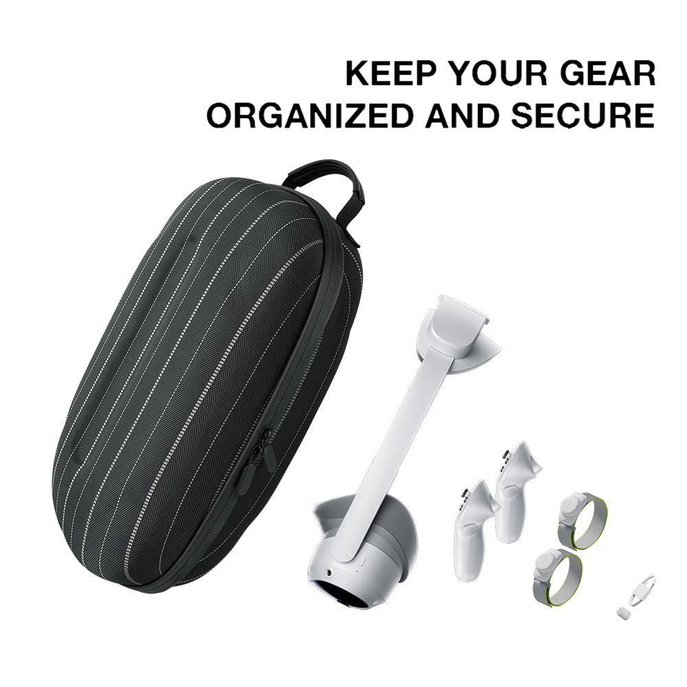 Vr Carrying Case Hard Travel Storage - Bolsa rígida de almacenamiento portátil para