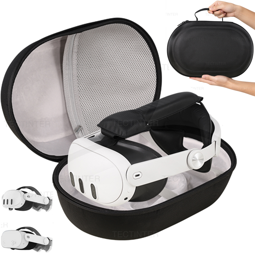 Vr Carrying Case Hard Travel Storage - Estuche de Transporte Portátil para Meta