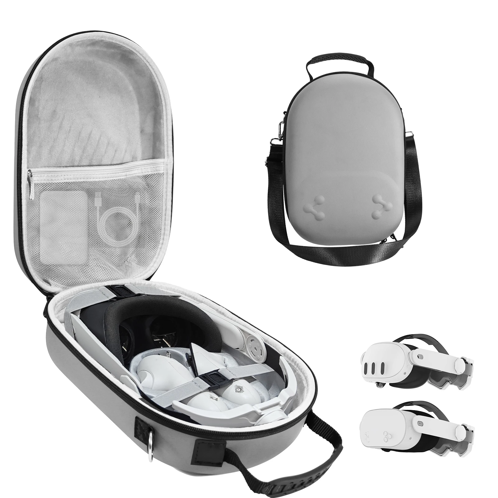 Vr Carrying Case Hard Travel Storage - Estuche de transporte duro, bolsa de