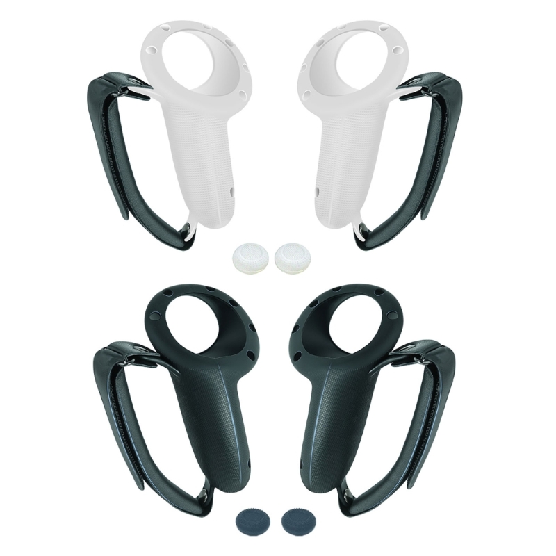 Vr Controller Grips Silicone Knuckles Strap - Cubierta protectora de silicona con correa