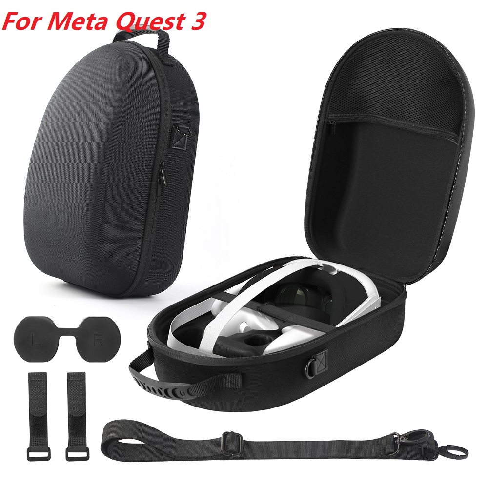 Vr Carrying Case Hard Travel Storage - Bolsa de almacenamiento de gafas VR