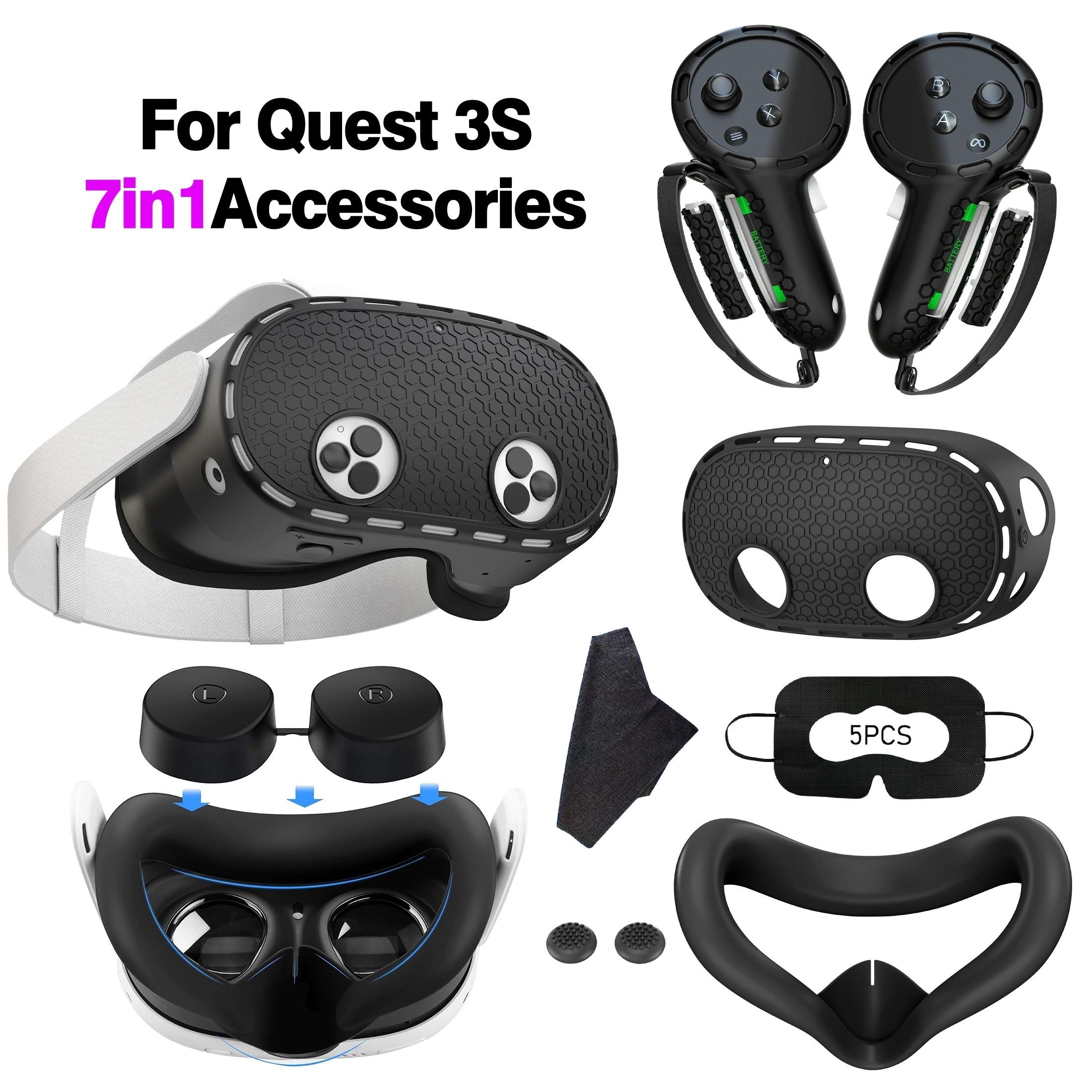 Vr Controller Grips Silicone Knuckles Strap - Juego de Fundas de Silicona para