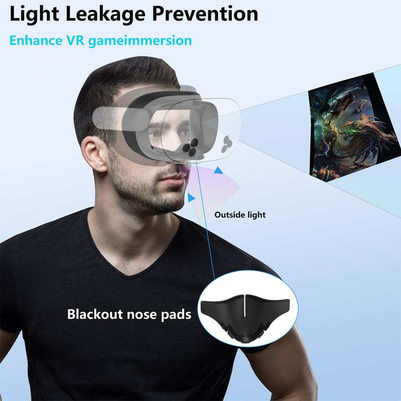 6 piezas de cubiertas faciales - Vr Facial Interface Foam Pad Leather reseña y precio