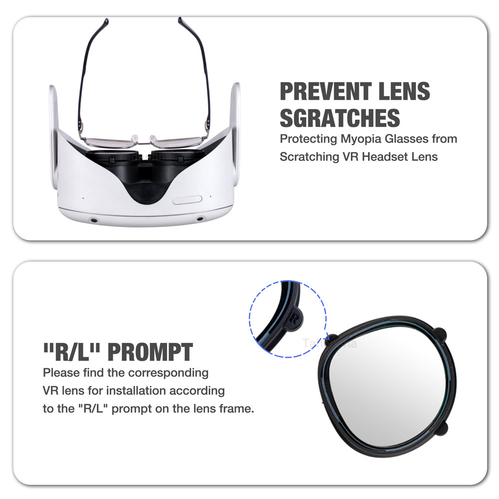 Para Meta Quest 3S/Quest 2 len - Vr Prescription Lens Magnetic Inserts reseña y precio