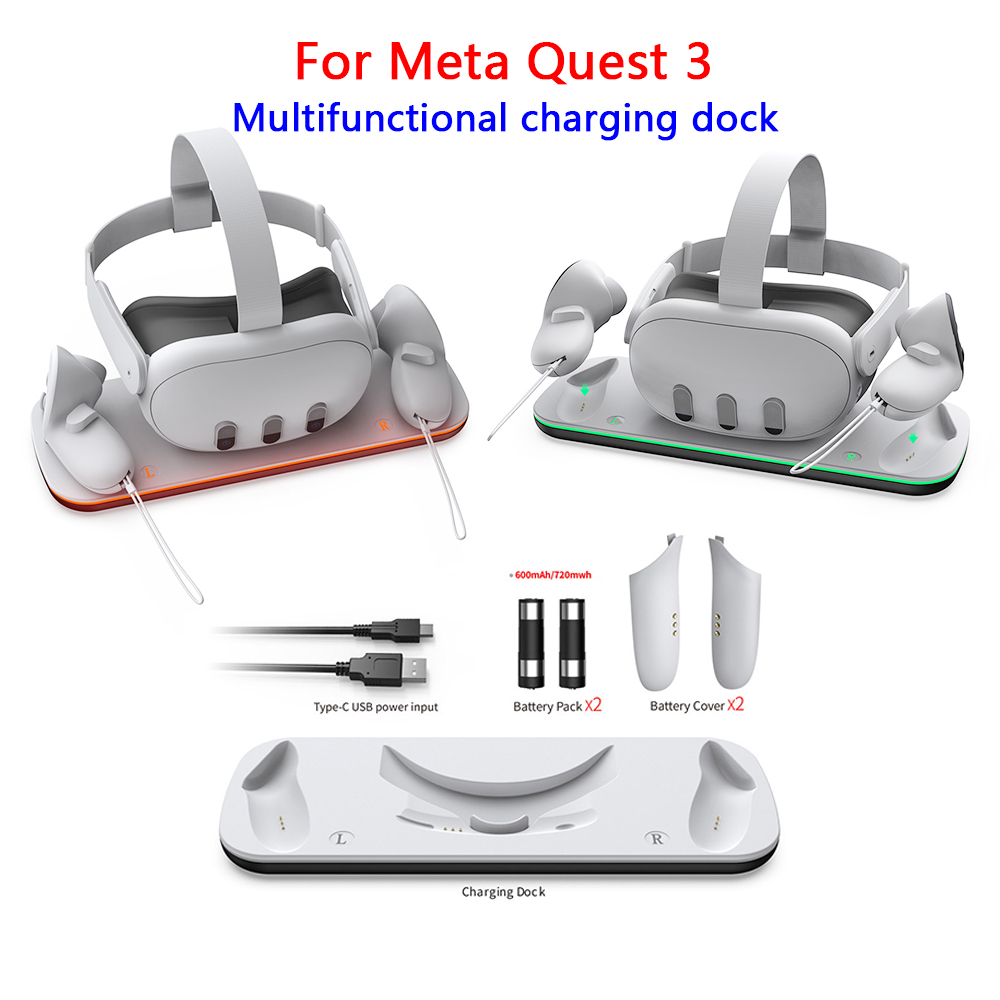Base de carga para auriculares - Vr Charging Dock Stand Dual Controller reseña y precio
