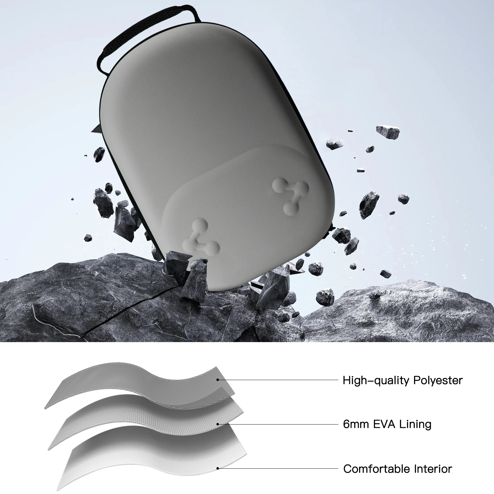 Estuche de transporte duro, bo - Vr Carrying Case Hard Travel Storage reseña y precio
