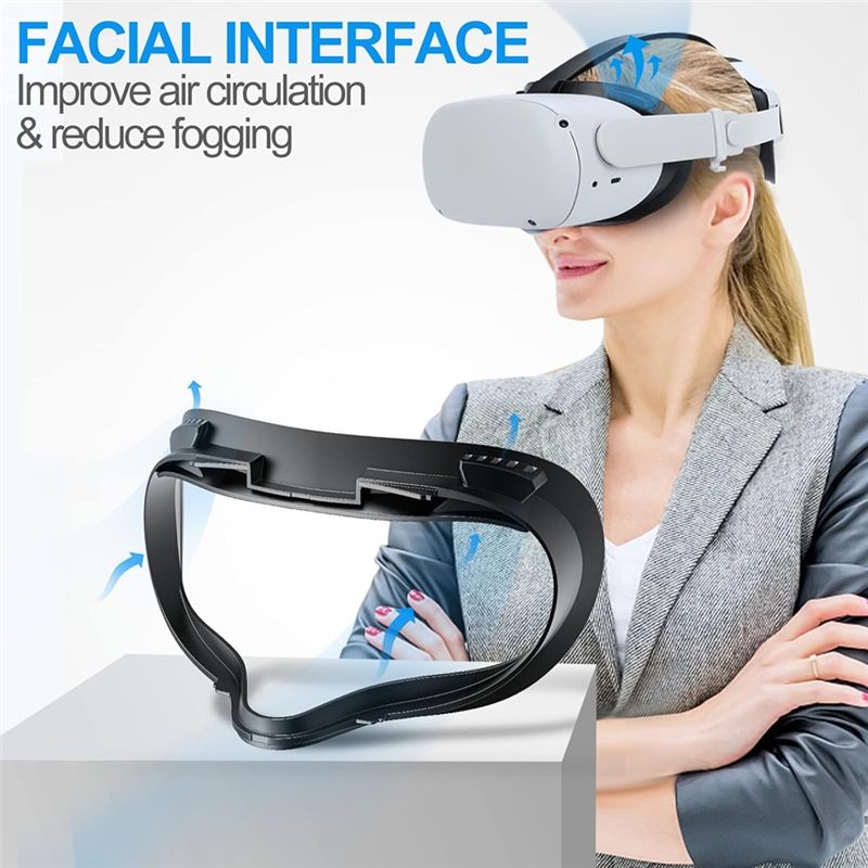 Interfaz facial y protector fa - Vr Facial Interface Foam Pad Leather reseña y precio