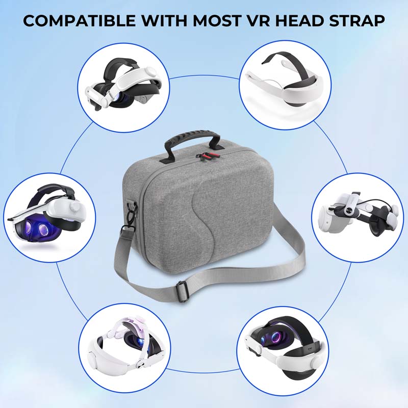 Para Meta Quest 3 VR accesorio - Vr Carrying Case Hard Travel Storage reseña y precio