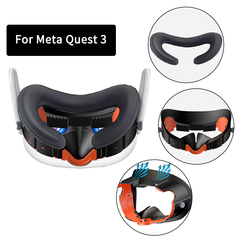 Soporte de espuma de cuero PU  - Vr Facial Interface Foam Pad Leather reseña y precio