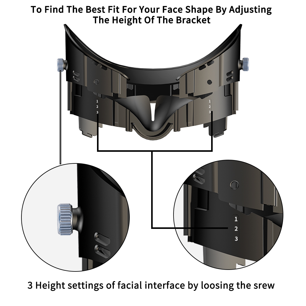 Soporte de espuma de cuero PU  - Vr Facial Interface Foam Pad Leather reseña y precio