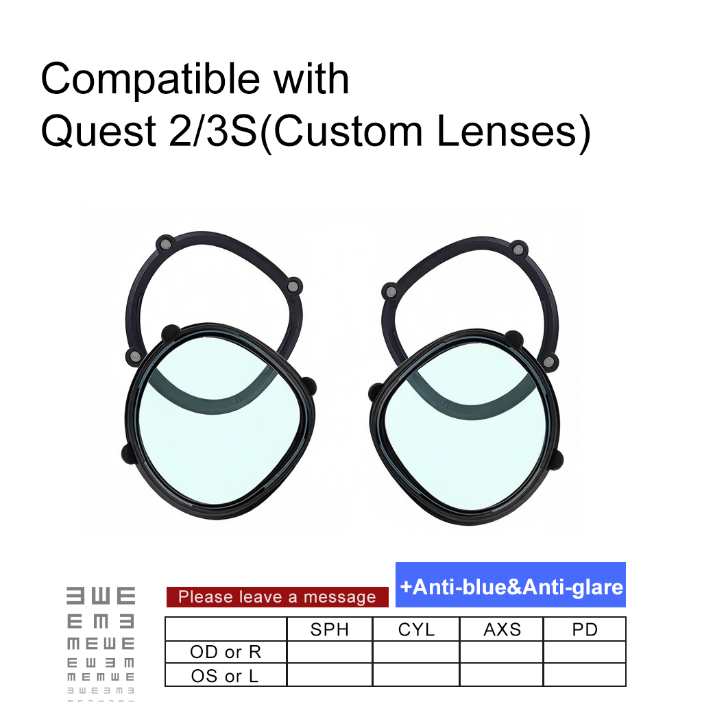 Lentes Magnéticas con Prescrip - Vr Prescription Lens Magnetic Inserts reseña y precio