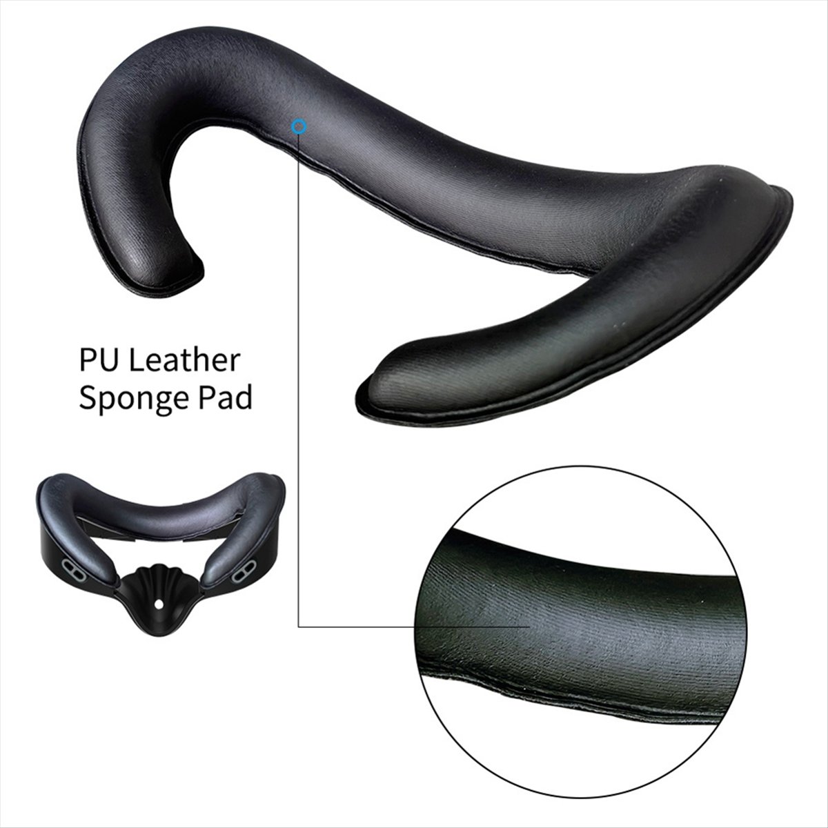 * Soporte de espuma de cuero P - Vr Facial Interface Foam Pad Leather reseña y precio