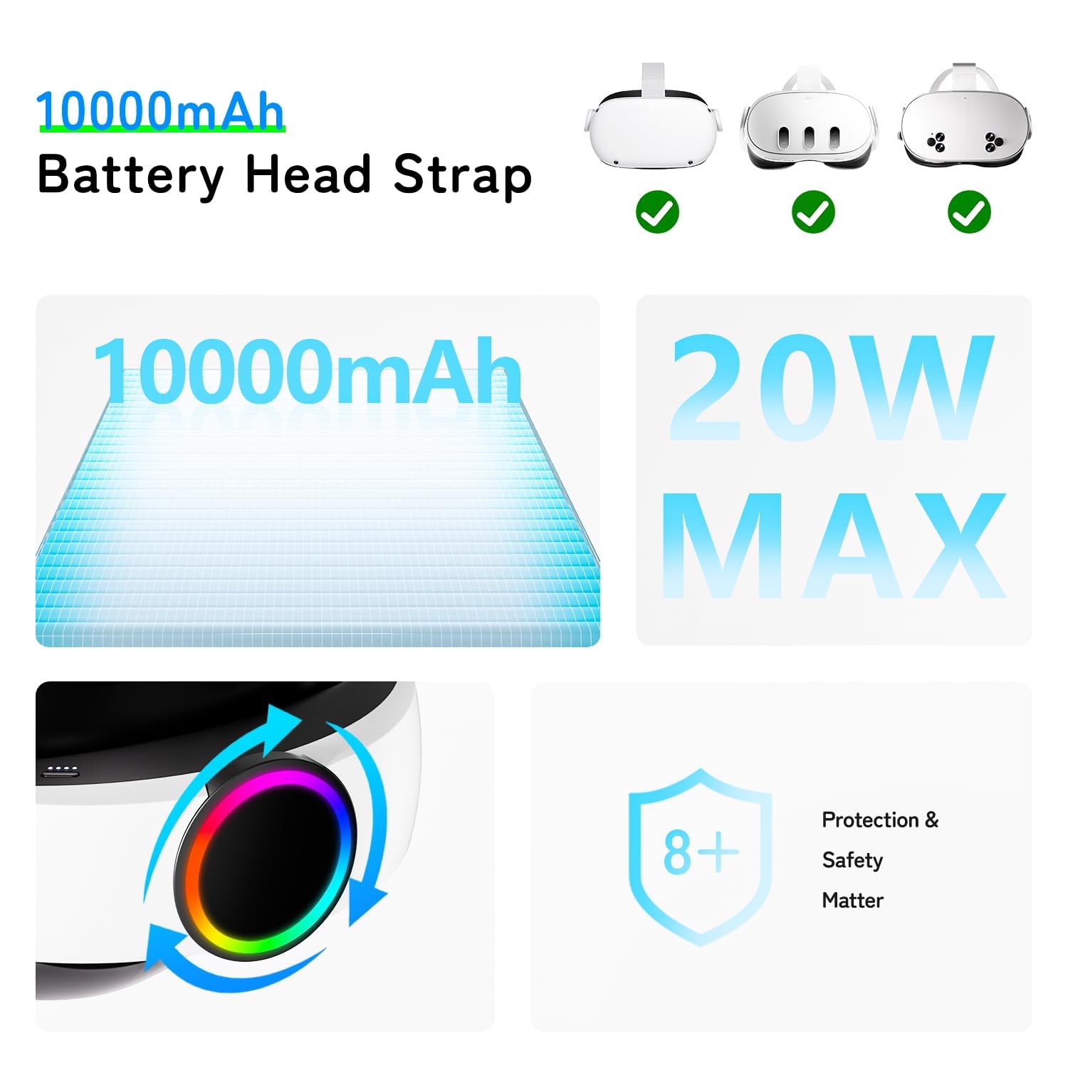 Correa para la Cabeza con Bate - Head Strap With Battery Pack Vr Elite reseña y precio