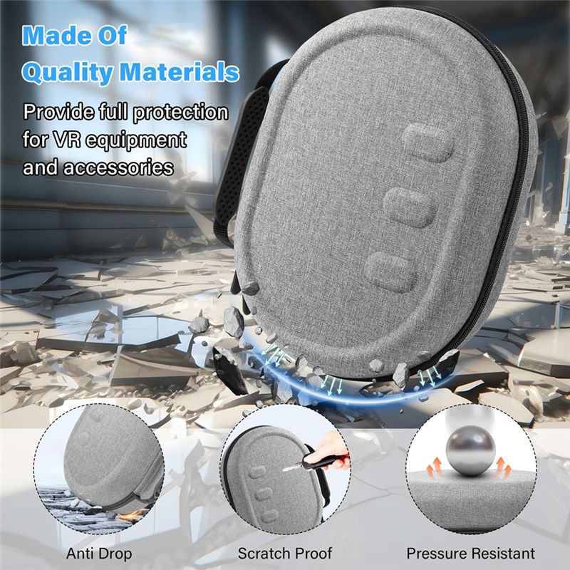 Funda rígida B76B para transpo - Vr Carrying Case Hard Travel Storage reseña y precio