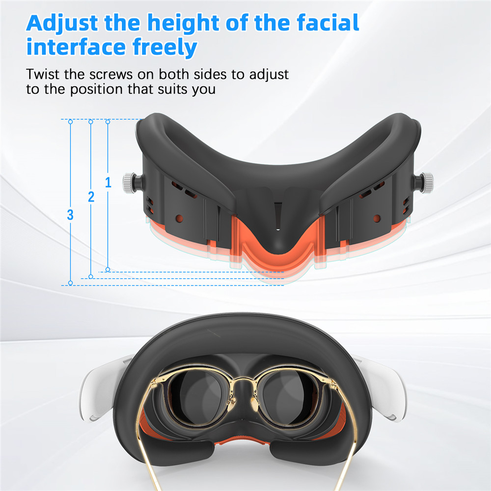 Soporte facial ajustable de es - Vr Facial Interface Foam Pad Leather reseña y precio